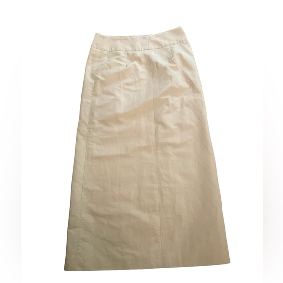 Dusan Khaki One Pocket Front Skirt S NWT - Picture 2 of 6